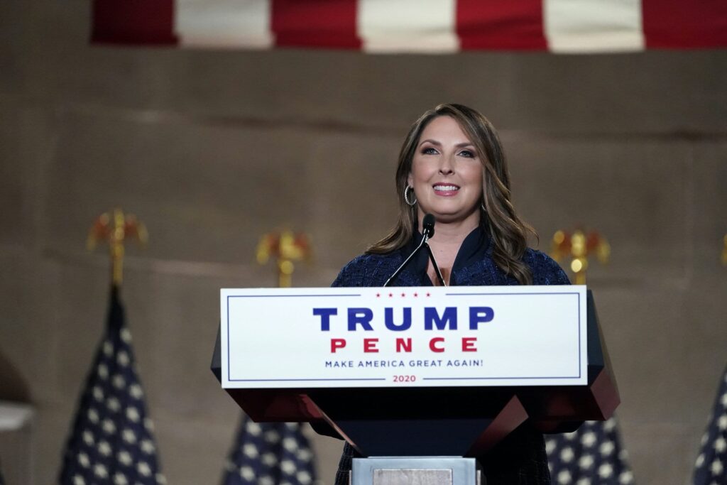 Ronna McDaniel on day one
