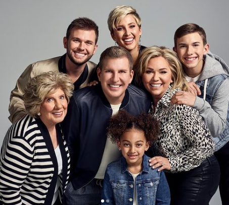 Grayson Chrisley with his family