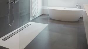 Wet Room Shower Tray for Vinyl Flooring